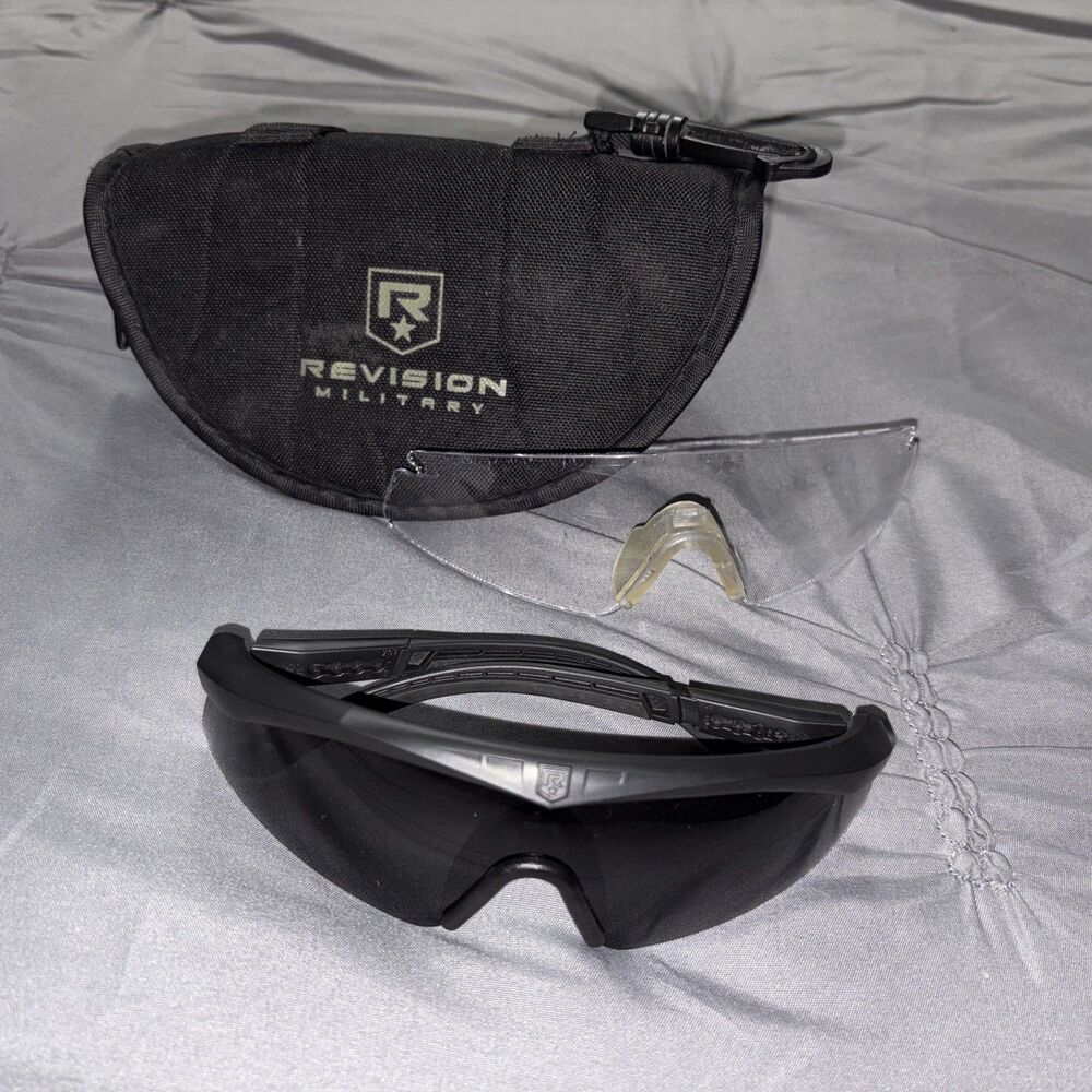 Revision Ballistic Sunglasses Mens Sawfly Eyewear Apel US Military Kit Black